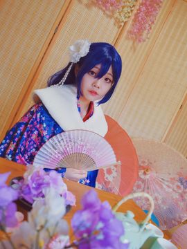 《Love Live!》田园海未未觉醒和服C O S_Love Live！园田海未 海爷正月未觉醒 (19)