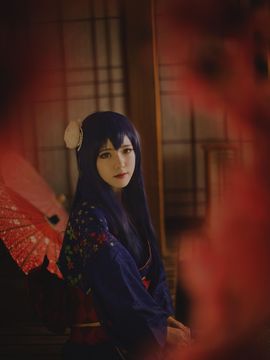 《Love Live!》田园海未未觉醒和服C O S_惟愿如轻风，伴君永长久 (9)