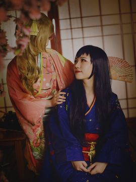 《Love Live!》田园海未未觉醒和服C O S_惟愿如轻风，伴君永长久 (10)