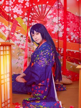 《Love Live!》田园海未未觉醒和服C O S_正月未觉醒鸟海 (1)