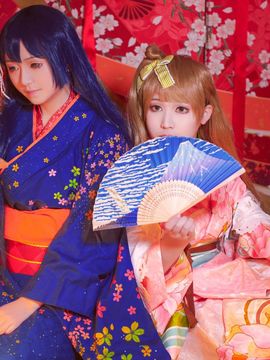 《Love Live!》田园海未未觉醒和服C O S_正月未觉醒鸟海 (2)