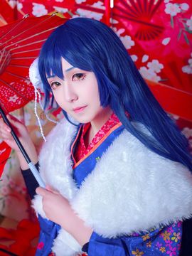 《Love Live!》田园海未未觉醒和服C O S_正月未觉醒鸟海 (4)