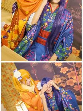 《Love Live!》田园海未未觉醒和服C O S_第一次拍的片，有好多不足之处 (4)