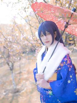 《Love Live!》田园海未未觉醒和服C O S_园田海未和服未觉醒 (4)