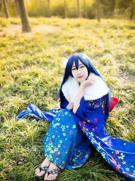 《Love Live!》田园海未未觉醒和服C O S_lovelive 正月和服未觉海 (2)