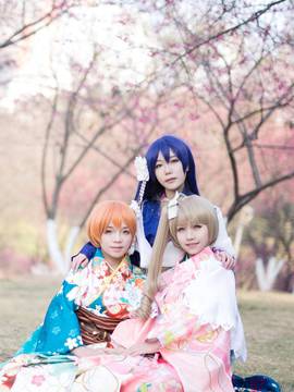 《Love Live!》田园海未未觉醒和服C O S_新年快乐！！新的一年还请多多关照ლ (1)
