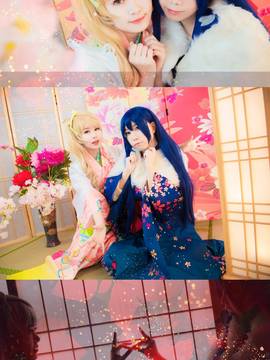 《Love Live!》田园海未未觉醒和服C O S_新年快乐~ (2)