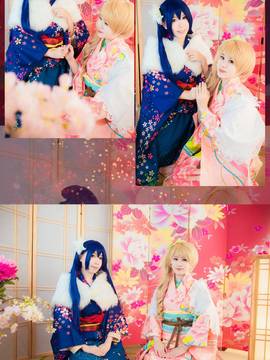 《Love Live!》田园海未未觉醒和服C O S_新年快乐~ (3)