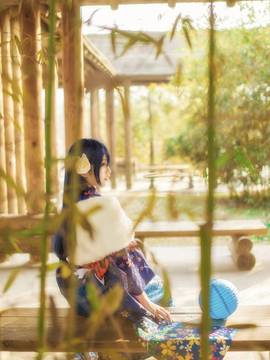 《Love Live!》田园海未未觉醒和服C O S_海祝您鸡年大吉 吧！正月和服未觉醒Ver (9)