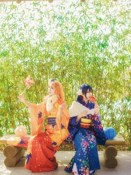 《Love Live!》田园海未未觉醒和服C O S_海祝您鸡年大吉 吧！正月和服未觉醒Ver. (5)