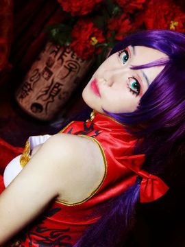 东条希同人新年旗袍COS_东条希同人新年旗袍 (7)