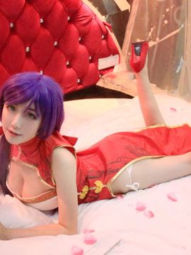 东条希同人新年旗袍COS_同人旗袍希 (3)