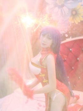 东条希同人新年旗袍COS_同人旗袍希 (6)