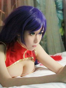 东条希同人新年旗袍COS_同人旗袍希 (9)