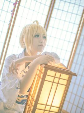 阿尔托利亚和服 C O S_saber和服 (10)