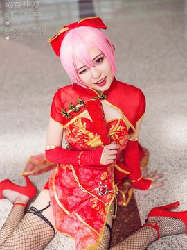 巡音流歌金丝雀旗袍_Luka 金丝雀 场照正片 (8)