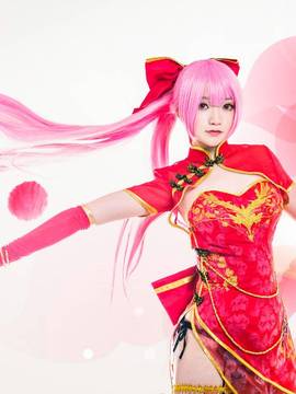 巡音流歌金丝雀旗袍_金丝雀LUKA (4)