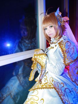 《翼年代记》小樱婚纱 C O S P L A Y_翼年代记小樱草鎏金婚纱cos／小樱cos／TSUSABA翼 (1)