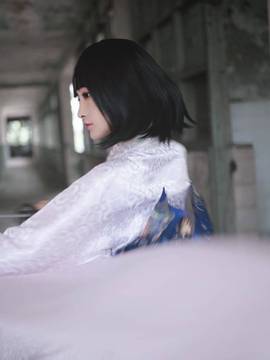 两仪式和服cos_空の境界—［根源］式— (4)