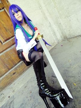 Highschool of the Dead - Busujima Saeko cosplay by Daireth Winehouse_009