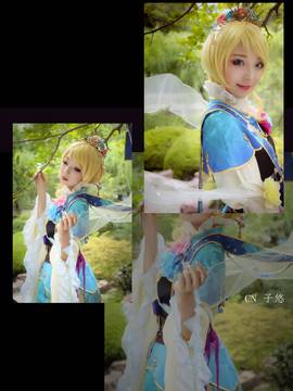 绚濑绘里七福神ver C O S_lovelive！绚濑绘里福神觉醒.ver (2)