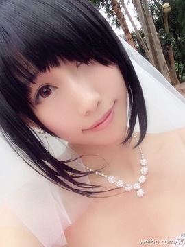 时崎狂三--婚纱 COS_变态狩子cosplay (1)