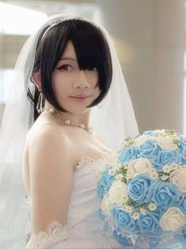 时崎狂三--婚纱 COS_会喜欢我的狂三吗？ (2)