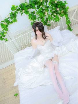 时崎狂三--婚纱 COS_约会大作战——时崎狂三——婚纱同人 (1)