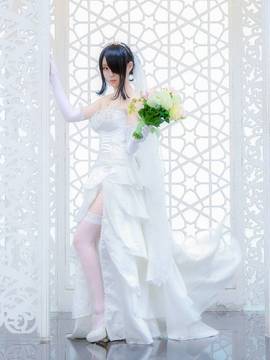 时崎狂三--婚纱 COS_约会大作战——时崎狂三——婚纱同人 (4)