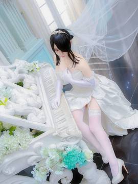 时崎狂三--婚纱 COS_约会大作战——时崎狂三——婚纱同人 (5)