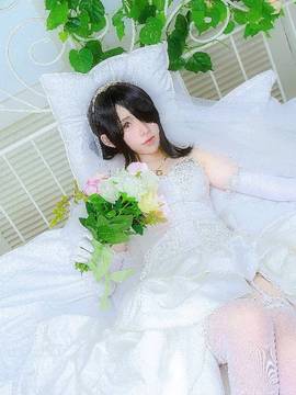 时崎狂三--婚纱 COS_约会大作战——时崎狂三——婚纱同人 (10)