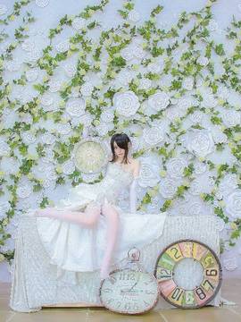 时崎狂三--婚纱 COS_约会大作战——时崎狂三——婚纱同人 (13)