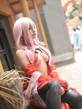 【娘炮的cos正片】罪恶王冠蝶祈战斗服Ver.COS_楪祈金鱼 (20)