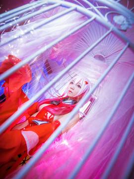 【娘炮的cos正片】罪恶王冠蝶祈战斗服Ver.COS_《罪恶王冠》金鱼装楪祈COS正片 (12)