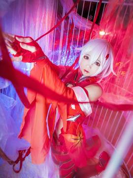 【娘炮的cos正片】罪恶王冠蝶祈战斗服Ver.COS_《罪恶王冠》金鱼装楪祈COS正片 (19)