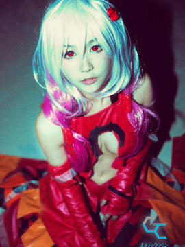 【娘炮的cos正片】罪恶王冠蝶祈战斗服Ver.COS_罪恶王冠 祈女神cos (4)