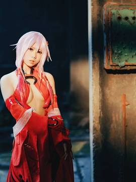 【娘炮的cos正片】罪恶王冠蝶祈战斗服Ver.COS_Guilty Crown (2)