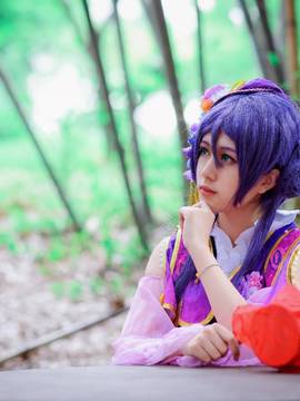 东条希-福神觉醒COS_lovelive！东条希七福神 (1)