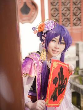 东条希-福神觉醒COS_米娜桑新年快乐 (5)