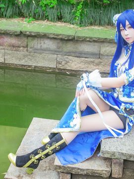 《Love Live!》园田海未觉醒旗袍 C O S P L A Y_醉花間。 (8)