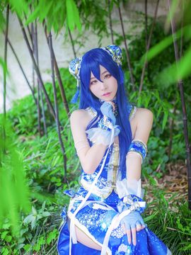 《Love Live!》园田海未觉醒旗袍 C O S P L A Y_醉花間。 (9)