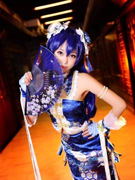 《Love Live!》园田海未觉醒旗袍 C O S P L A Y_LL旗袍觉醒 (3)