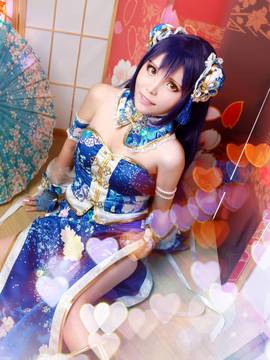 《Love Live!》园田海未觉醒旗袍 C O S P L A Y_田园海未 (2)