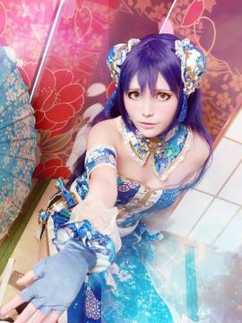 《Love Live!》园田海未觉醒旗袍 C O S P L A Y_田园海未 (1)
