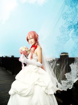 《未来日记》我妻由乃血崩婚纱版COS_我妻由乃~婚纱 (5)