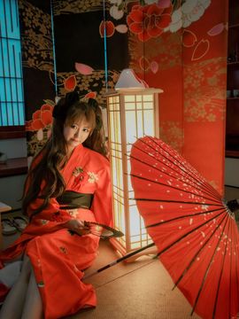 嘛， 夏天当然是要穿浴衣啊！远坂凛浴衣ver COS_[远坂凛 浴衣ver.] (4)