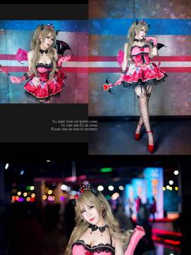 《Love Live! 》南小鸟小恶魔觉醒 C O S P L A Y_lovelive！南小鸟南琴梨小恶魔觉醒ver.我有魔法~ (3)