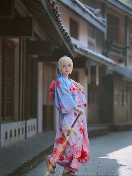 《Fate stay night》saber 和服晴着Ver C O S P L A Y_Saber 晴着和服 (4)