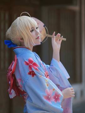 《Fate stay night》saber 和服晴着Ver C O S P L A Y_Saber 晴着和服 (8)