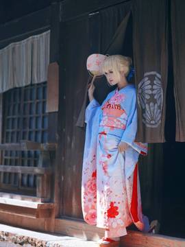 《Fate stay night》saber 和服晴着Ver C O S P L A Y_Saber 晴着和服 (13)